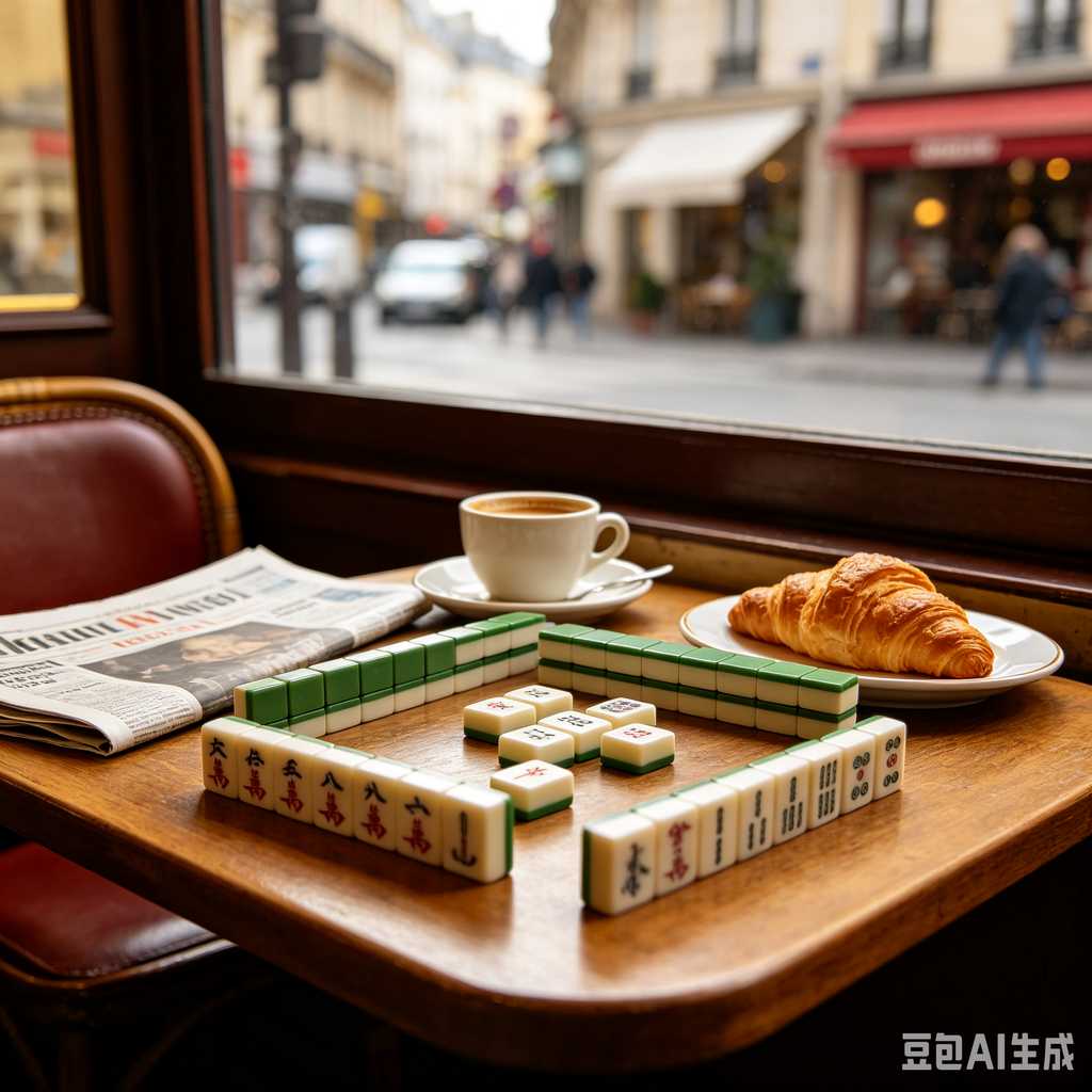 transparent acrylic mahjong set