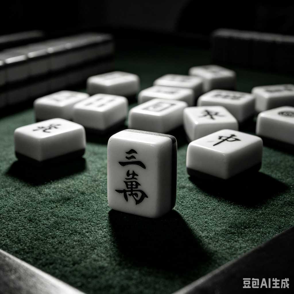 deep print mahjong set