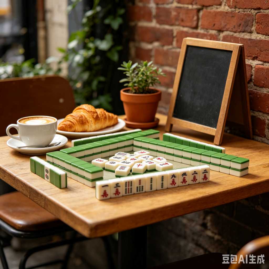 indoor leisure game mahjong set